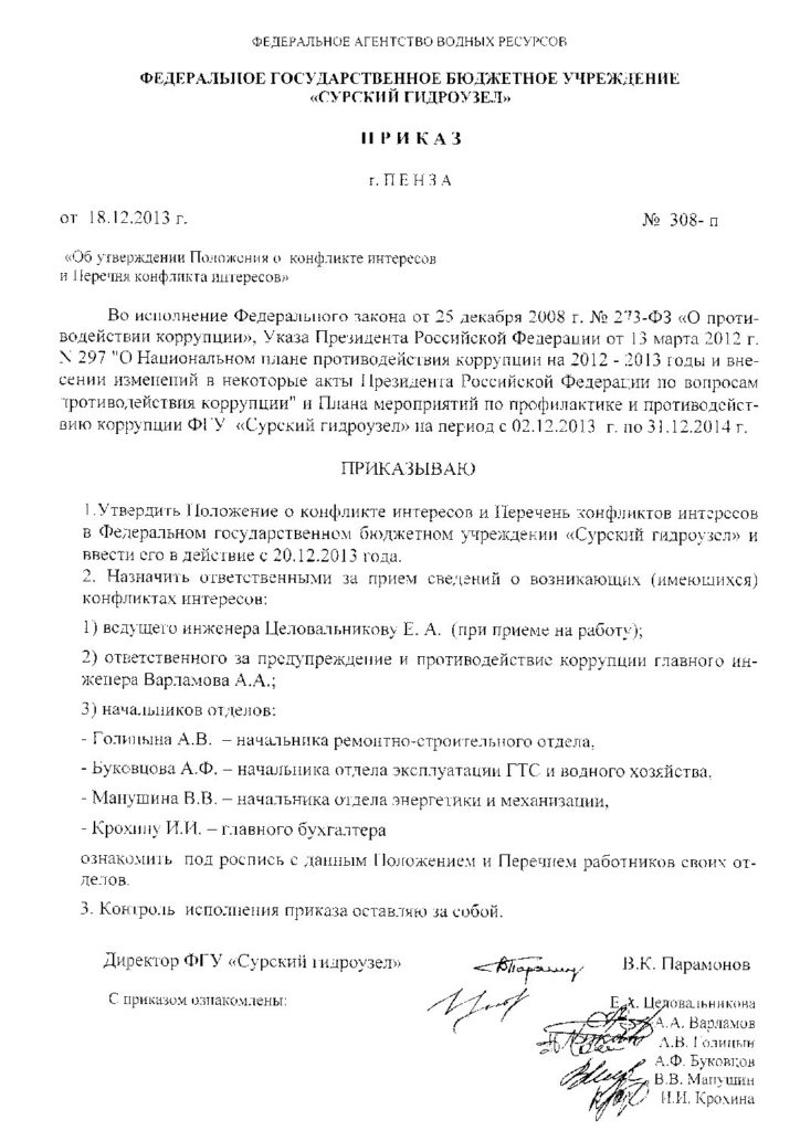 Образец ознакомление с приказом под роспись образец